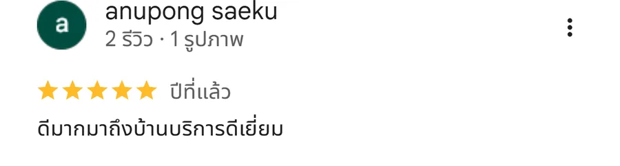 รีวิว KJR เหล็กดัด นนทบุรี จากคุณ anupong saeku: ดีมากมาถึงบ้านบริการดีเยี่ยม