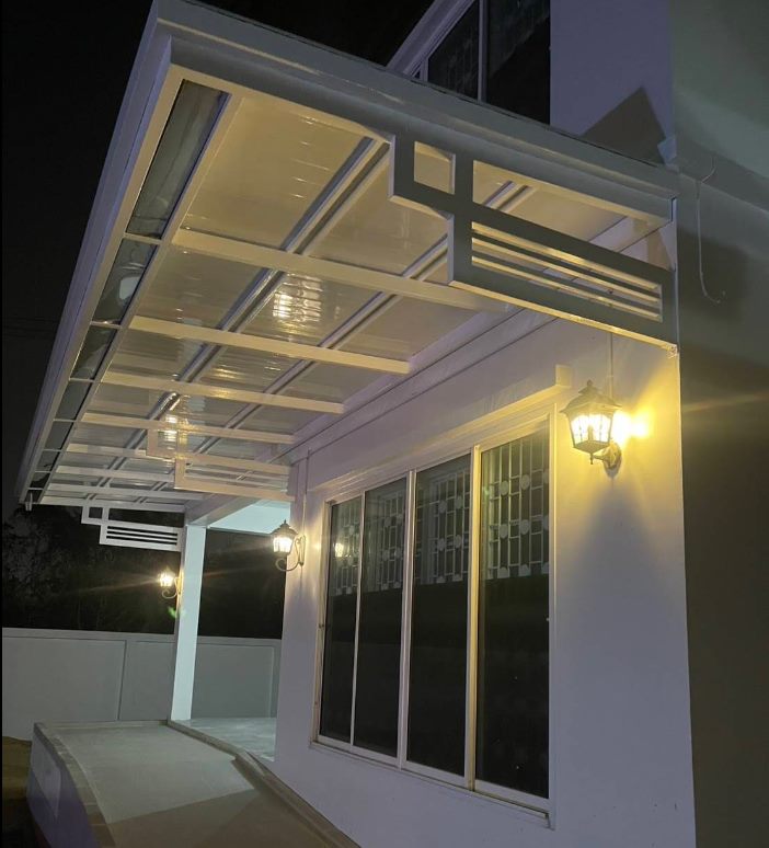 หลังคาทรงโมเดิร์น เมทัลชีท นนทบุรี